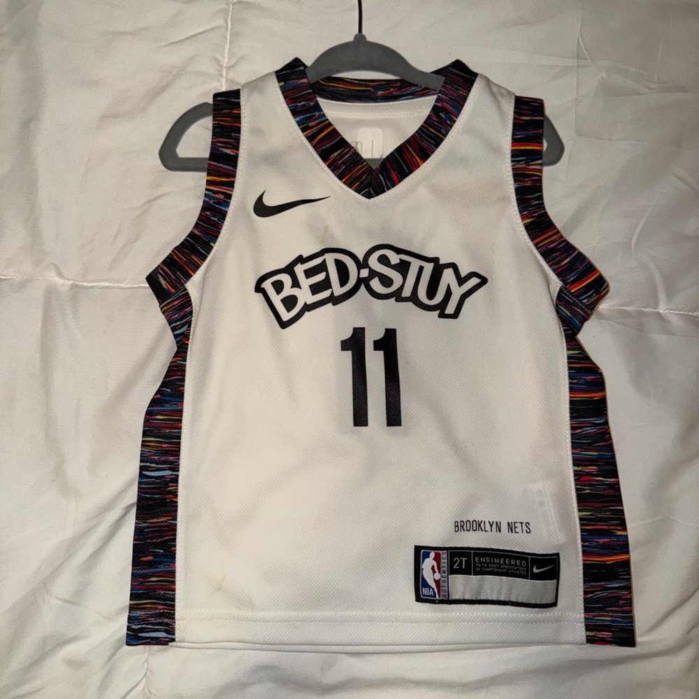 Nike White Jersey with Multicolor Trim